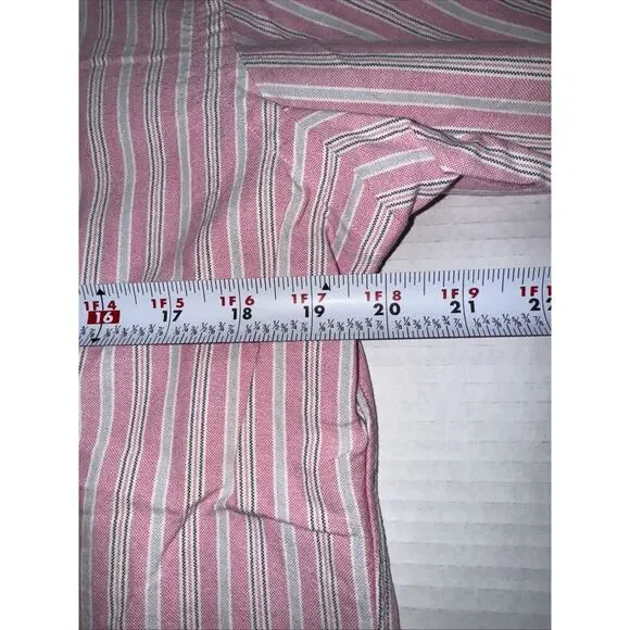 Polo Ralph Lauren Long Sleeve Custom Fit Button-Down Pink Striped Shirt NWT M - Picture 10 of 12